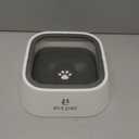 ELS PET Travel Bowl, No Spill, No Drip Slow Water Feeder/Dispenser for Dogs, Cats, 35oz/1L, Splash Proof Travel Bowl for Crate and Car, Keeps Floor & Beard Dry, Dishwasher Safe (Grey)