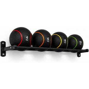 Medicine Ball Rack Wall Mount, Med Ball Storage Holder, Slam Balls Rack for Home Gym, Heavy Duty Exercise Equipement Wall Storage