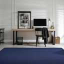 Garland Rug Town Square Navy Blue 5' x 7' Non Slip Area Rug for Living Rooms & Hallways, Stylish & Durable for High-Traffic Areas