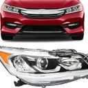 Munirater Headlight w/DRL Replacement for A-ccord 2016-2017 Right Side