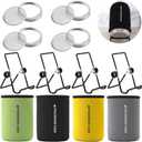 VOLCANOES CLUB Sprouting Lids Growing Kit 316 Stainless Steel Sprouting Lids for 86mm Wide Mouth Mason Jar with Adjustable Stands Organic Sprouts, Broccoli, Alfalfa Mung Bean Sprout Kit 