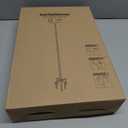 Garbuildman Upgraded Smart Bird Feeder Pole for 3 Birdhouses with Reinforced 5-Prong Base, Adjustable Birdhouse Pole for Outdoors, 3-in-1 Bird Feeder Stand Mounting Kit for Wild Birds Watching, Black