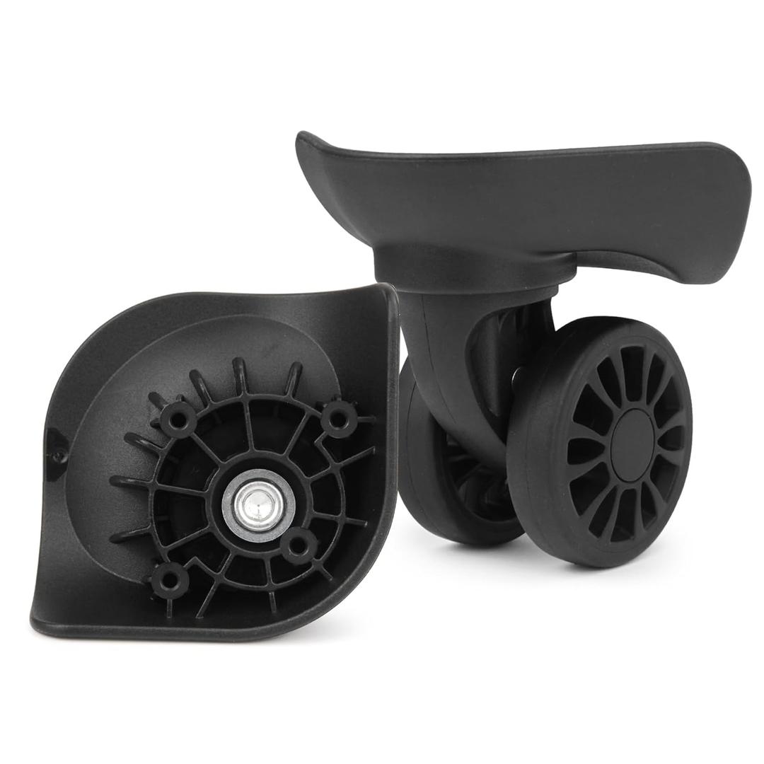 Zoofen Luggage Wheels Replacement 2 pcs Suitcase Replacement Wheels Wear-Resistant Luggage Carry On Spinner Wheels with 4 Holes (ZA-136B)