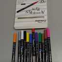 Overseas Acrylic Paint Markers Extra Fine Tip - 12 Colors Permanent Markers Acrylic Paint Pens, Waterproof Coloring Marker Pen for Wood, Metal, Rock, Plastic, Glass, Canvas, Plastic, Fabric