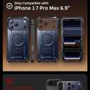 SUPCASE for iPhone 17 Pro Max Case with Kickstand (Unicorn Beetle Grip), [Camera Control Cover] [Compatible with MagSafe] [Military-Grade Drop Protection] Heavy Duty Magnetic Phone Case, Azure
