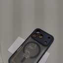 Designed for iPhone 17 Pro Case, Compatible with MagSafe, [Camera Protection] [15FT Military Drop Protection] Shockproof Translucent Matte Anti-Slip Phone Case, 6.3", Deep Blue