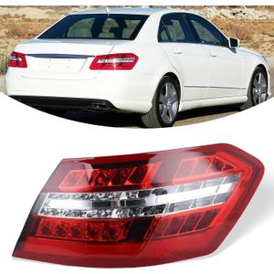 USA Type Lamp Assembly Compatible With Mercedes Benz 2010-2013 W212 E350 E550 AMG Outer Tail Light Right Passenger Side 2129060858 MB2805106