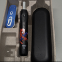 Oral-B iO Kids Limited Rechargeable Electric Powered Toothbrush, Spiderman with 1 Gentle Care Brush Head - Automatic Pressure Sensor to Protect Gums - 3 Cleaning Settings - 2 Min Music Timer