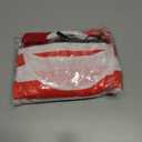 Adult Red and White Striped Cosplay Costume for Men Stripes Chirstamas Costumes Set with Glasses Hat Inflatable Cane (XXL)