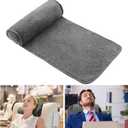 Weysat Neck Head Pillow for Recliner Chair Non Slip Fleece Adjustable Neck Roll Support Headrest Pillow for Travel Home Office Recliner Couch Sofa Armchair(Dark Gray)