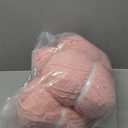 #6 Super Bulky Blanket Yarn for Crocheting - 4 Skeins(Each 10.5oz/300g, 220yds/201m), Chunky Chenille Thick Plush Big Soft Yarn for Crocheting Knitting Blankets, Pink