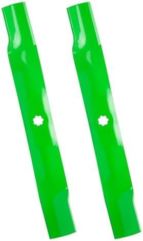 Magorfas Lawn Mower Blades High Lift Blade 42 inch Deck Fits for AM141034 AM137327 AM141032 M154061 for John Deere D130 D110 D105 D120 D125 X300 Z225 LA135 Z235 SST15 X310 Select Series, 2 PCS