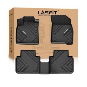 LASFIT Floor Mats for Honda Accord Sedan 2023 2024 2025 2026 (Gasoline & Hybrid), All Weather TPE Car Floor Liners,1st & 2nd Row, Black