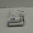 T Tulead Toilet Dual Flush Valve, Fill Valve, Push Button, One Piece Toilet Repair Kit, Drain Outlet Dia 2.5", Fill Thread Dia 1/2", for 10"-12" Toilet Tank, Push Button Thread Dia 2.24"