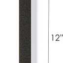 12 Inch Modern Floating House Numbers for Outside | Large Metal House Numbers for Outdoors | Black Coated Rust-Proof Home Address Numbers/Plaques | Metal Mailbox Numbers