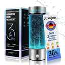 New Upgrade Hydrogen Water Bottle Generator NO.1 Double Hydrogen Content Industry TOP - 24-Hour Hydrogen Lock | 0 Chlorine & 0 Ozone | 100% Leak-Proof Seal, Hydrogen Water Bottle Generator