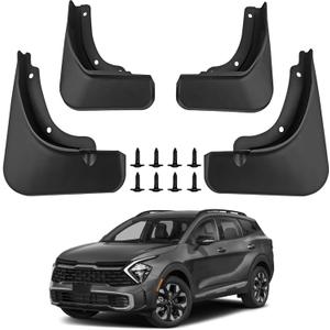Mud Flaps for Kia Sportage 2023-2026 Mud Guards Splash Guards Tire Protector Mudguard Accessories Front & Rear 4pcs Set 2023 2024 2025