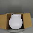 Dryer Vent Cover 4 inch with UV RESISTANT - Outdoor Dryer Vent Cover Natural Energy Saving, Dryer Vent Seal for Home Exterior (White)
