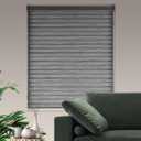 Zebra Blinds for Windows, Free-Stop Zebra Shades, Dual Layer Light Filtering Sheer Blinds for Indoor Windows, Roller Window Shades for Privacy (27" W X 72" H, Grey)