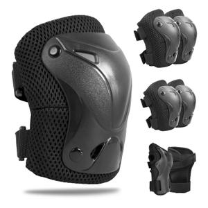 AIDY-PRO Roller Skate Pads Adult Knee And Elbow Pads For Roller Skating, Wrist Guards Skateboarding Protective Gear Adult Knee Pads For Men Women Skating Pads XL