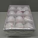 24 Pcs Pink Bow Coquette Christmas Tree Ornaments Balls 3.14 Inch Pink White Christmas Tree Hanging Ornaments Plastic Ball with Ribbon for Xmas Tree Winter Bachelorette Party Holiday Home Decorations