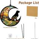 2 x Yootiko Cat Dog Memorial Suncatcher, Pet Memorial Gifts Pet Sympathy Gift to Memorialize The Loss Pass Away Gifts Windows Memorial Ornament with Personalized Decorations of Name Date (B 31 Dog)