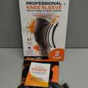 DR. BRACE ELITE Knee Brace with Size Stabilizer (2 Pack) Knee Brace for Women & Men, Workout, Sports, Daily Knee Compression Sleeve for Maximum Knee Pain Support & Fast Recovery (Mars, Large)