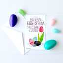 Nerdy Words Mini Easter Gift Tags (Wallet-Sized Cards with Tiny Envelopes) for Family Friends and Classroom Handouts (Set of 32)