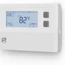 T21 Programmable Thermostat for Home, Digital Thermostat 1 Heat/1 Cool Compatible with Heat Pump and Single-Stage Systems, Dual Power Options Battery-Powered No C-Wire Required