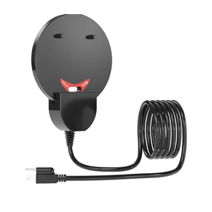 250W Chicken Water Heater w/Thermostat, Aluminum Cast Bird Bath Heater & Pond Deicer, Winter Trough Heater for Poultry, Horses, Cows