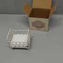 1:12 Dollhouse Crib, 1 Set Miniature Iron Bed with Bedding, Modern Cradle Model Mini Doll Crib Dollhouse Furniture Decorations Accessories