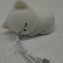 Mubarek Night Light for Kids Lamp, 16 Colors Cat Lamp Cute Lamp, Dimmable Baby Night Lights for Nursery,Silicone Rechargeable Nightlight for Kids Room, Kawaii Room Decor Cat Decor,Cute Gifts for Girls