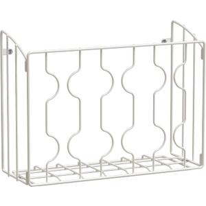 Simple Houseware Wall Door Mount Kitchen Wrap Organizer Rack, 2 pack