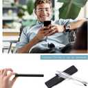 Ultra thin Lightweight Folding Reading Glasses Women Men TR90 Blue Light Blocking Anti UV/Eyestrain Foldable Compact Computer Readers Portable Unique Stretchable Slim Flat case Clear +2.0