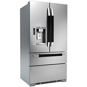 Daixers 3PCS Refrigerator Door Handle Covers Kitchen Decor Keep Appliance Clean Anti-Static Stains for Fridge Dishwashers Velvet (Black)