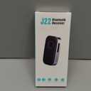 COMSOON Bluetooth Receiver for Car, Noise Cancelling 3.5mm AUX Bluetooth Car Adapter, Wireless Audio Receiver for Home Stereo/Wired Headphones, Hands-Free Call, 16H Battery Life - Black+Silver