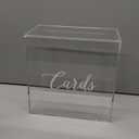 Giadun Acrylic Card Box with Slot, Large Blank Gift Clear Card Boxes for Reception, Party, Wishing Well, Money Box Holder, Graduation Decorations, Baby Shower