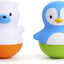Munchkin Bath Bobbers Mold Free Baby and Toddler Bath Toy, 6+ Months, Polar Bear/Penguin (2 Pack)