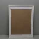 upsimples 18x24 Picture Frame, Display Pictures 16x20 with Mat or 18 x 24 Without, Wall Hanging Poster Frames, White, 1 Pack