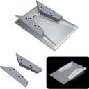 Roof Wedge Mount Kit for Starlink Performance Gen 3 Flat Dishy, Fits RV, Boat, Wood, Metal, Plastic or Slotted Vehicle Rails