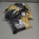 5 x JOJO FLY 50 Pcs 12 Inches Black and Gold Balloons, Gold Confetti Balloons, Gold Metallic Balloon, Hollywood, Birthday Party Decorations, Graduation Balloon Garland Arch Kit, New Years Eve Decorations