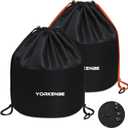 Camping Cookware Mess Kit Bag, High Capacity Camping Tableware Storage Bag, Drawstring Heavy Duty Water Resistant Cookware Organizer for BBQ Outdoor Cooking Essentials (2)