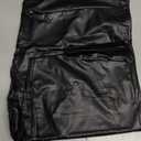 VOGUEMAX Women's Plus Size Faux Leather Leggings High Waisted Pleather Pants Stretchy Sexy PU Tights for Women Size 5XL, Black 