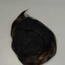 Benehair Beanie Wig Hair Extensions, Knitted Hats with Synthetic Water Wave Wig Hairpieces for Women Winter, 18 Inch Long Wavy Brown Mix Blonde Hair with Black Beanie