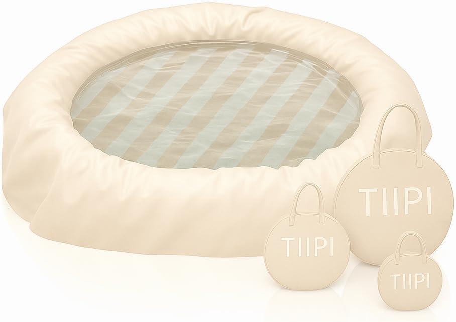 Beach Pool- Kiddie Pool - 3 Water Filling Bags- 1 Large and 2 Small- Todler Baby Beach Pool- Beach Toys (Sand)