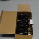 RidRed Office Chair Wheels - Replacement Rubber Wheels - Universal Fit 3 Inch Casters, Heavy-Duty Chair Casters, Noise Free, Fits 98% Chair, for All Floor (5) (Transparent)