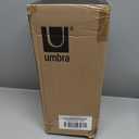 Umbra Portaloo Toilet Paper Stand and Reserve, White/Nickel (With Storage + Shelf)