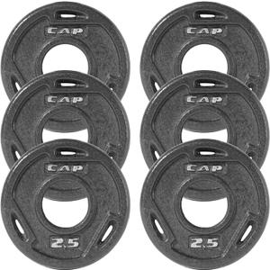 CAP Barbell 2-Inch Olympic Grip Weight Plate | Multiple Options
