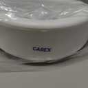Carex Toilet Seat Riser, Elongated Raised Toilet Seat Adds 3.5 inches to Toilet Height, for Assistance Bending or Sitting, 300 Pound Weight Capacity Toilet Riser