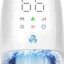 KNQZE Hand Massager with Heat and Compression,Touchscreen Massager with Roller Kneading for Wrist, Carpal Tunnel and Finger Numbness Relief, Mothers Day Gifts for Mom Women & Men (White)